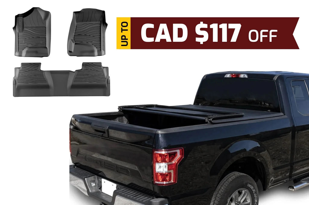 Soft Tri Fold Tonneau Cover + Floor Mats