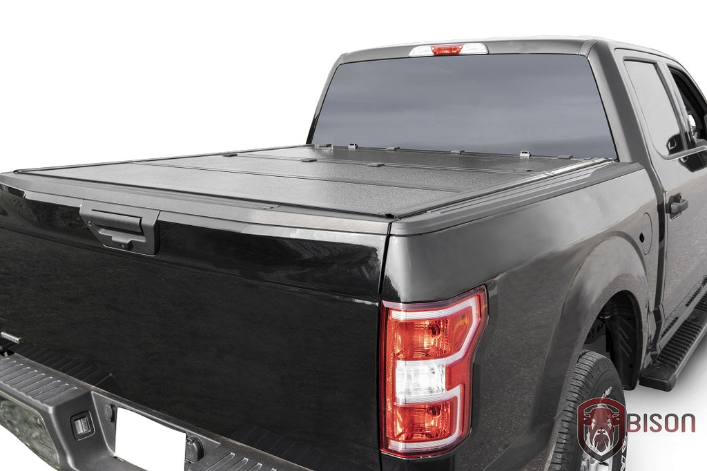 Honda Ridgeline Flip Back Hard Trifold Tonneau Cover Bison Tonneau