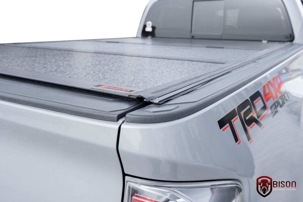 Toyota Flip Back Hard Trifold Tonneau Cover Bison Tonneau Covers